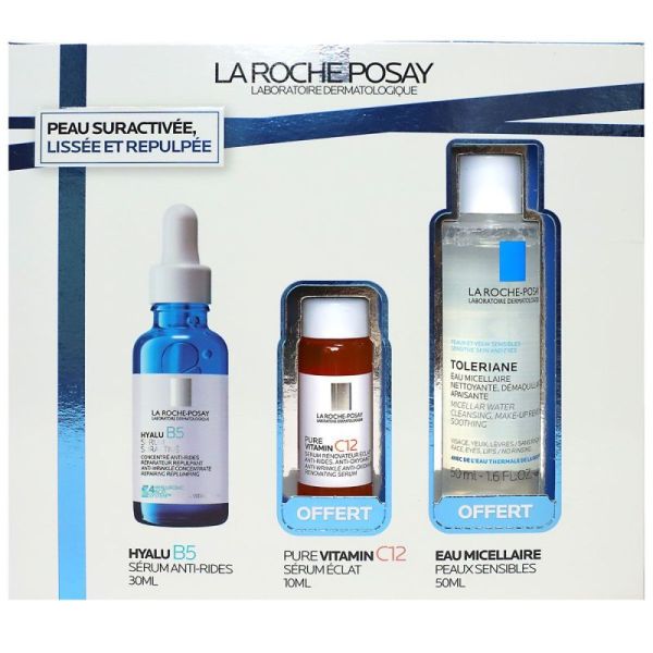 Coffret Noël 2025 Hyalu B5 Serum Suractivé : Vitamin C et Eau Micellaire Offerts