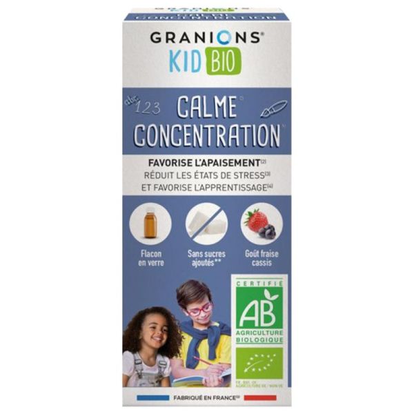 Calme Concentration Kid Bio - 125 ml