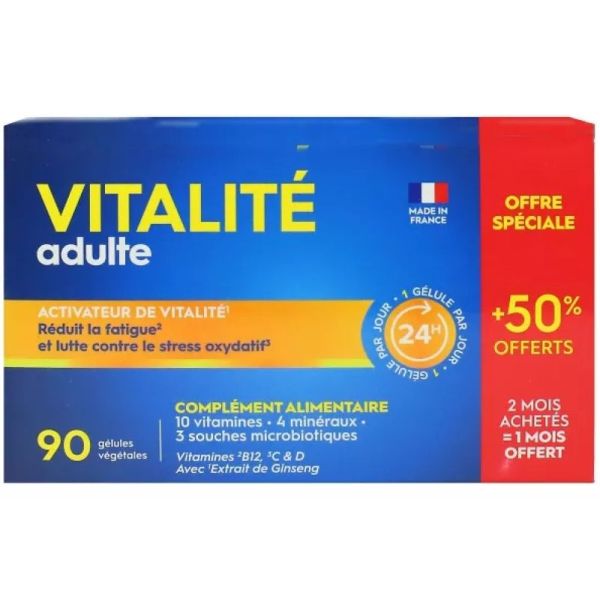 Vitalité adulte 90 gélules végétales