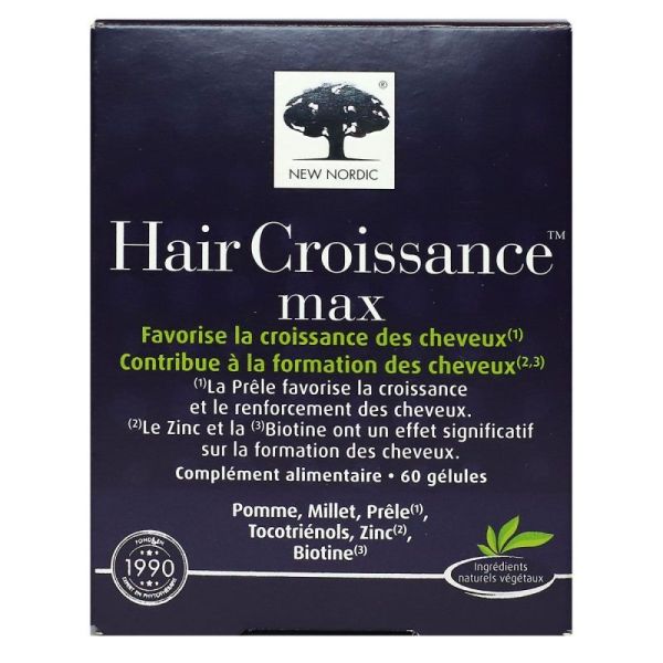 Hair Croissance Max 60 Gélules