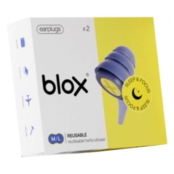 Blox Bouchons d'Oreille Réutilisables