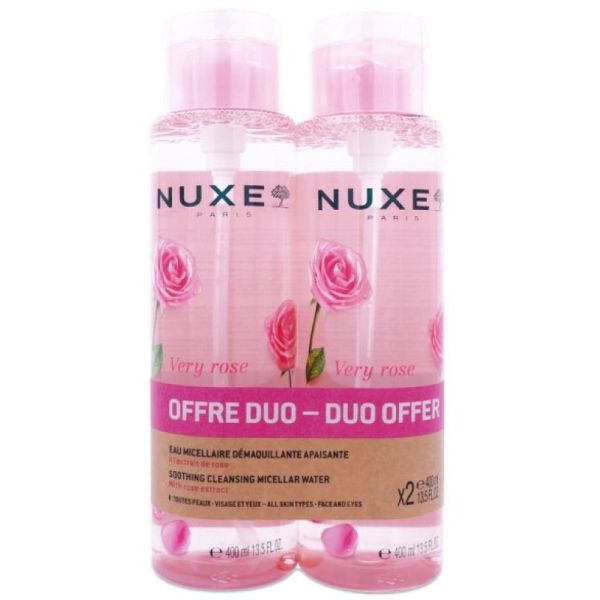 Very Rose Eau Micellaire Démaquillante lot de 2x400ml