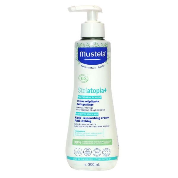 Stelatopia+ Crème Relipidante Anti-Grattage Bio 300 ml