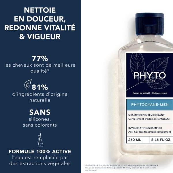 Phytocyane - Men Shampoing Revigorant 250 ml