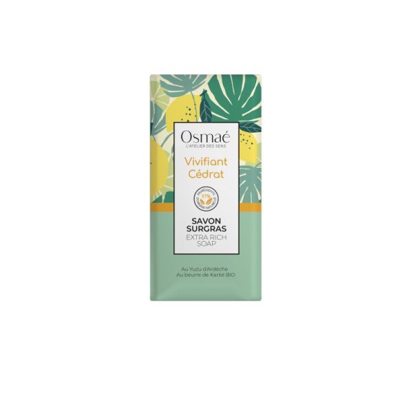 Savon surgras vivifiant cédrat pain 100g