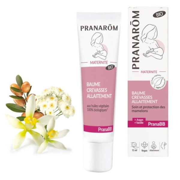 PranaBB Maternité Baume crevasses mamelons 15 ml