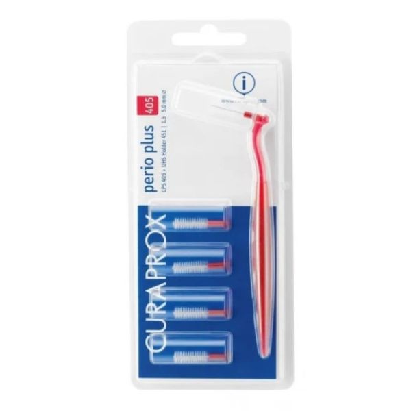 CPS 405 Perio Plus Rouge 5 brossettes interdentaires + 1 manche