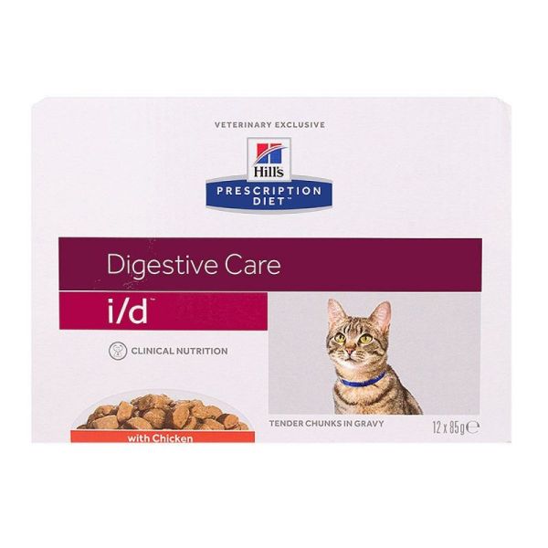 Chat i/d Digestive Care poulet 12x85g