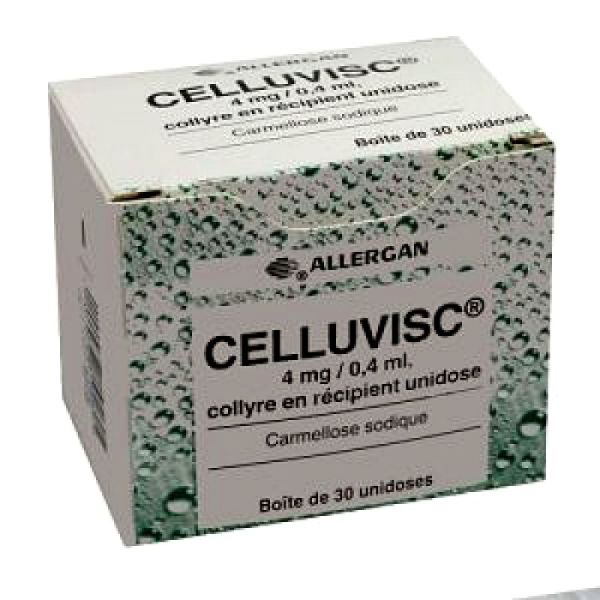 Celluvisc 4mg Collyre B/30unid