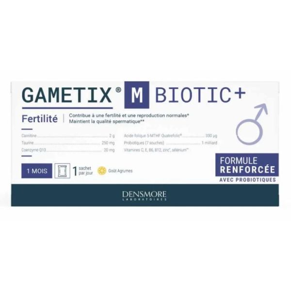 Gametix M Biotic + Fertilité 30 Sachets