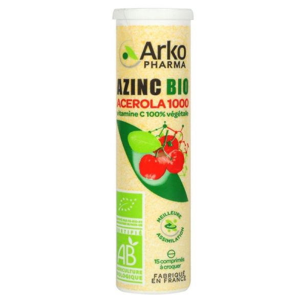 Acerola Bio Vitamine C 15 comprimés
