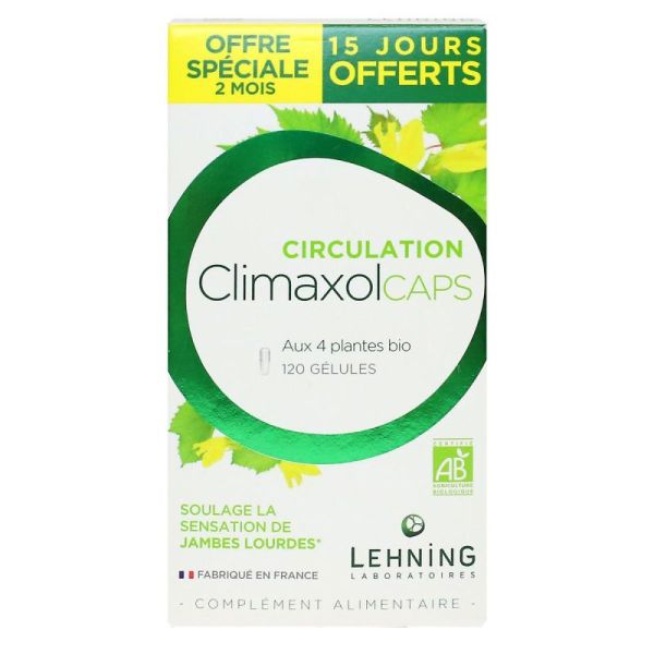 ClimaxolCAPS Circulation Et Jambes Lourdes 120 gélules