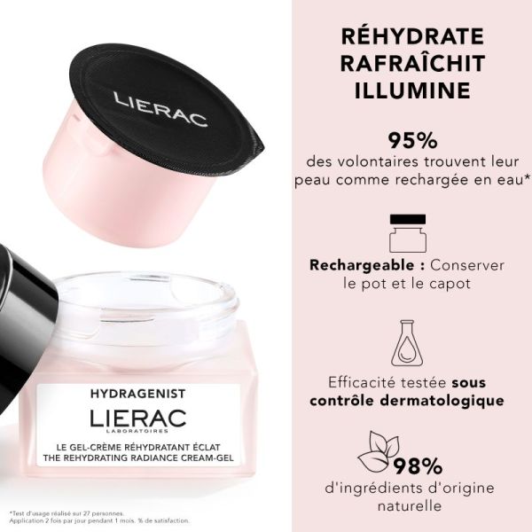 Hydragenist le Gel-crème Réhydratant éclat recharge 50ml
