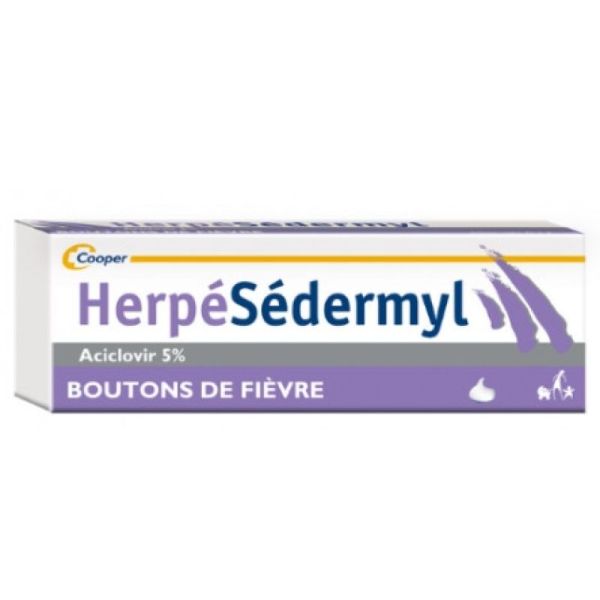 Herpesedermyl 5 % crème tube 2g