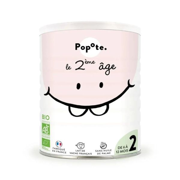 Lait infantile bio 2e âge 6-12 mois 400 g