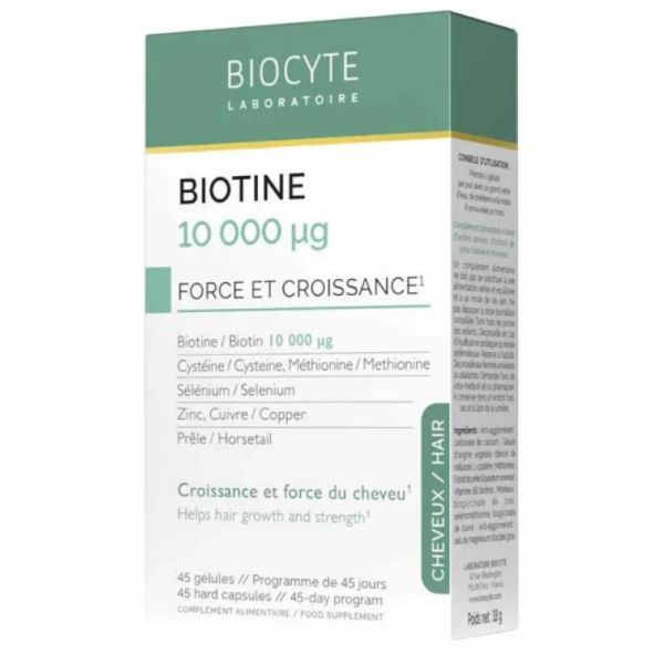 Biotine Force et Croissance 45 Gélules