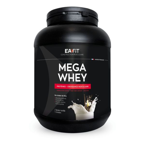Mega Whey créatine complex goût vanille 750g