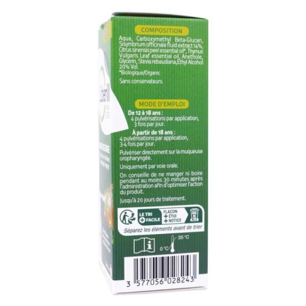 Spray gorge adulte et enfant dès 12 ans - 20 ml