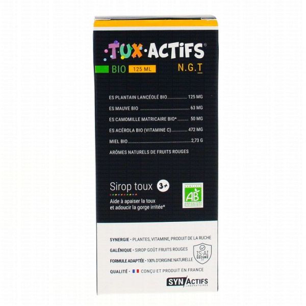TuxActifs BIO 3+ - Sirop 125 ml