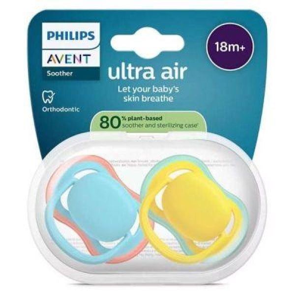 Philips Avent Scf349/48 Sucettes Ultra Air jour 6-18M