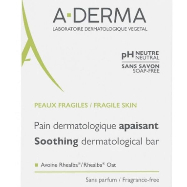 Pain Dermatologique Apaisant 2x100 g