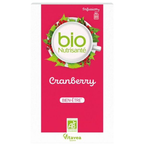 Infusion cranberry bio 20 sachets