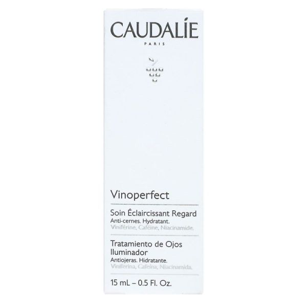 VINOPERFECT Soin Eclaircissant Regard 15ml - Anti Cernes, Contour des Yeux - Toutes Peaux