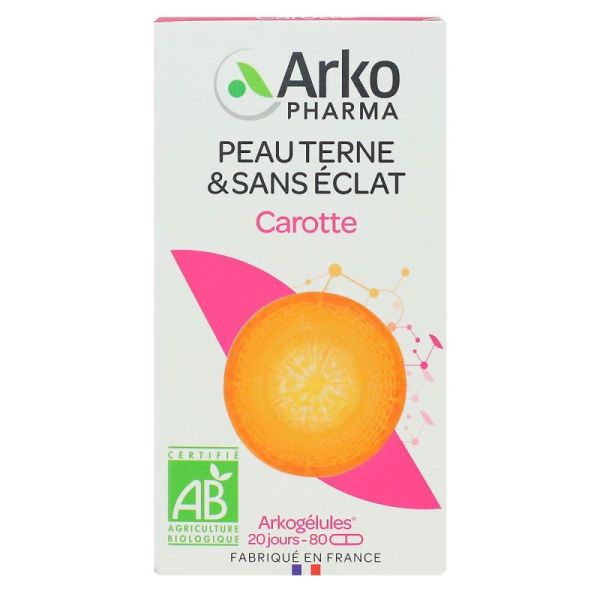 Peau Ternes & Sans Eclat Bio 80 Gélules Arkogélules
