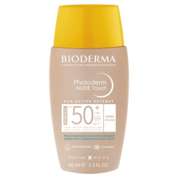 Photoderm Nude Touch SPF50+ Teinte Dorée - 40ml