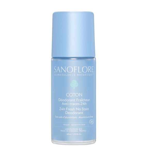 COTON 24H DÉODORANT FRAICHEUR ANTI-TRACES - 50 ML