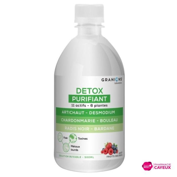 Détox Purifiant Fruits rouges 500 ml