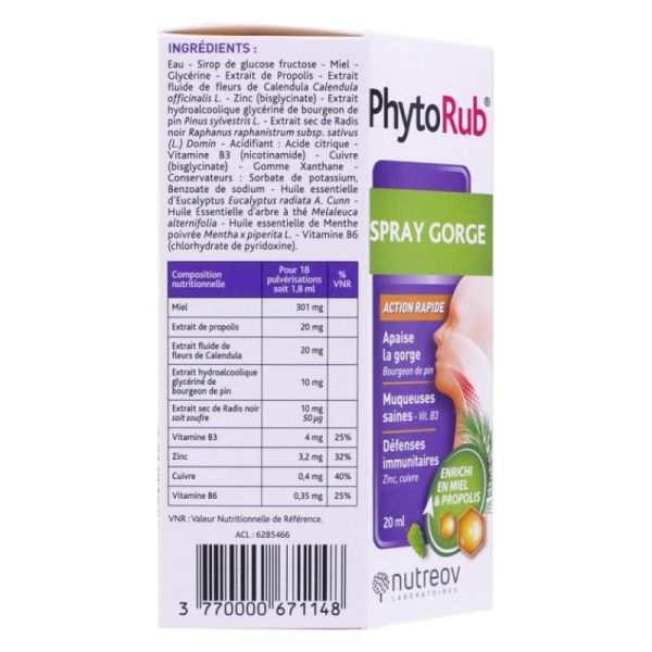 Phytorub Spray gorge 20 ml