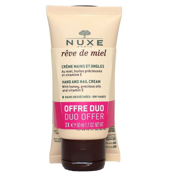 Reve De Miel Crème Mains et Ongles 2x50ml