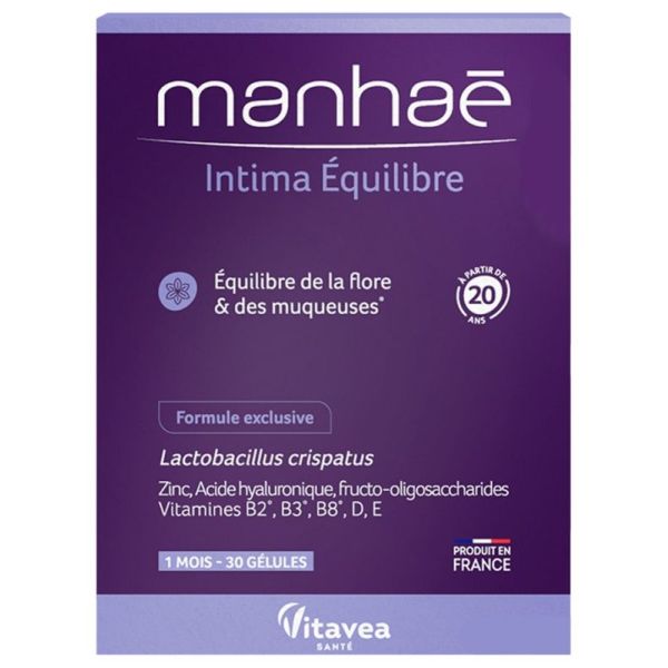 Manhaé Intima Équilibre 15+ 30 Gélules