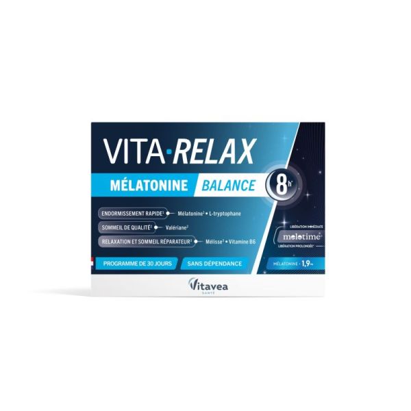 Vita Relax Melatonin Balance 30 gélules