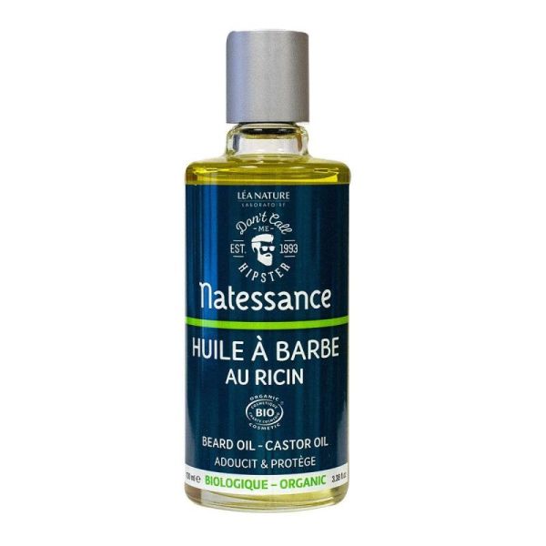 Huile de barbe au ricin bio 100ml