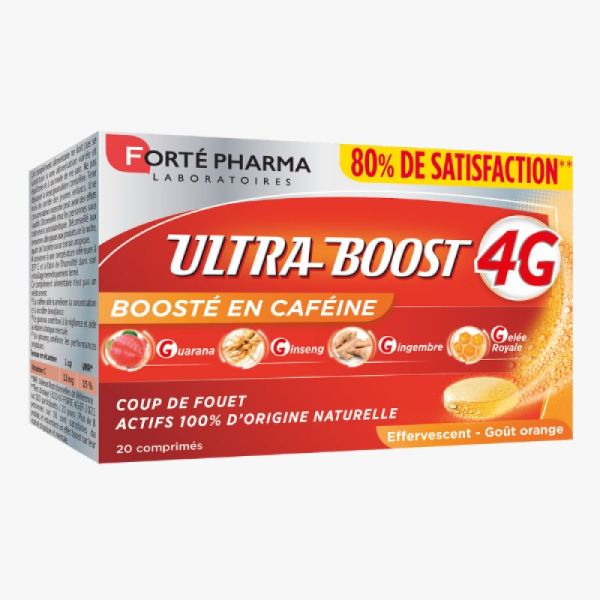 Vitalité 4G ultra boost 20 comprimés effervescents