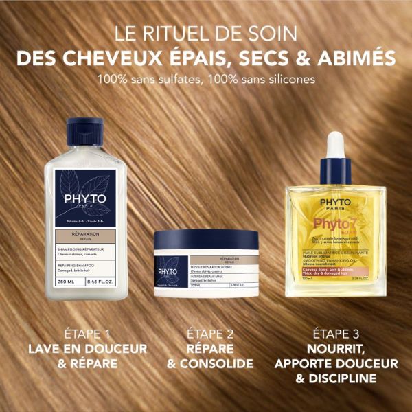 Phyto 7 Elixir Huile Sublimatrice Disciplinante 100ml