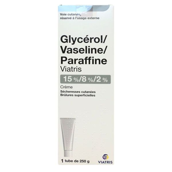 Glycerol Vaseline Paraffine Crème 250g