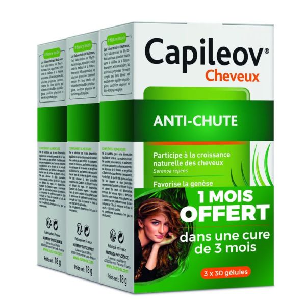 Capileov anti-chute 3x30 gélules