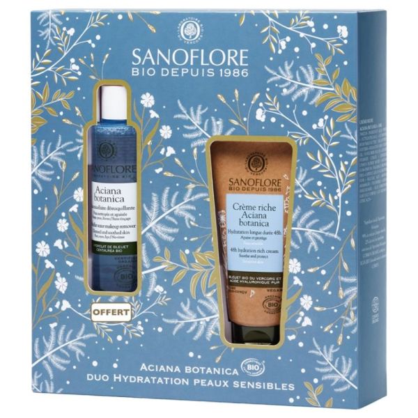Aciana Botanica Crème Riche Bio 50 ml + Eau Micellaire Démaquillante Bio 50 ml Offerte