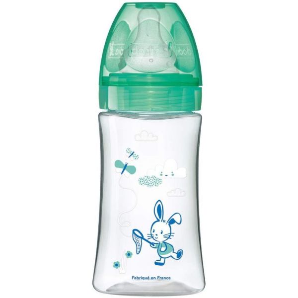 Biberon Initiation+ débit 2 0-6 mois vert 270ml