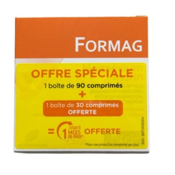 Formag Magnésium Marin 90 comprimés + 30 comprimés offerts