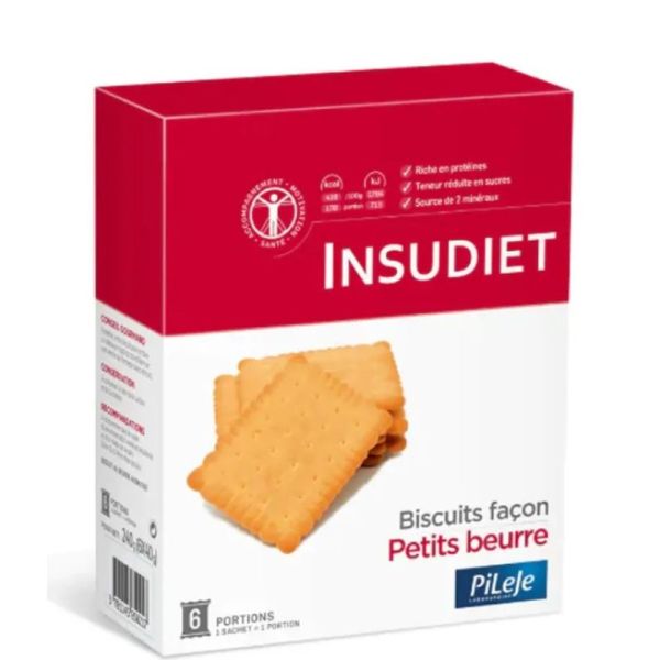 Insudiet Biscuits Façon Petit Beurre 6 sachets