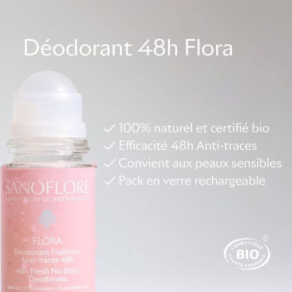FLORA 48H LOT 2 DEODORANTS - 2*50 ML