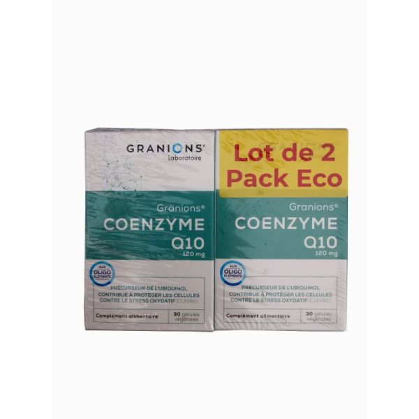 Coenzyme Q10 120 mg Lot de 2 x 30