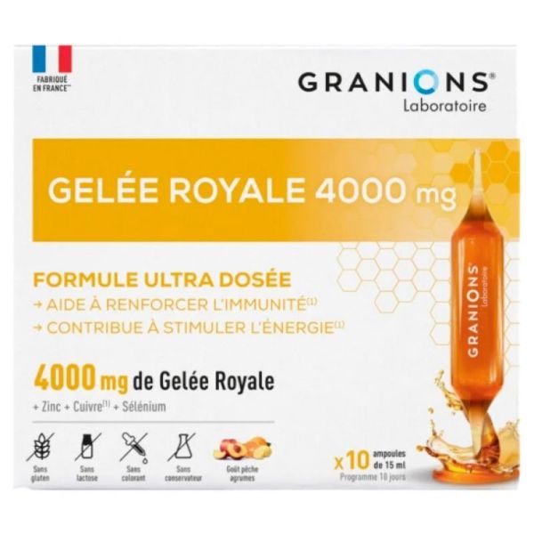 Gelée Royale 4000 mg 10 Ampoules