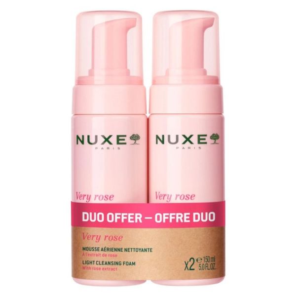 Very Rose Mousse aérienne nettoyante - 2 x 150 ml