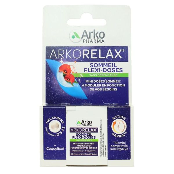 Arkorelax Sommeil Flexi-Doses 60 Mini Comprimés