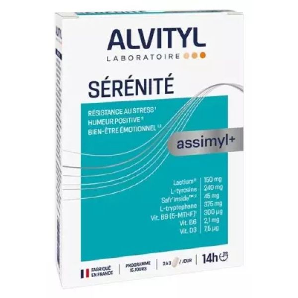 Assimyl+ Sérénité – Résistance au stress – 30 comprimés